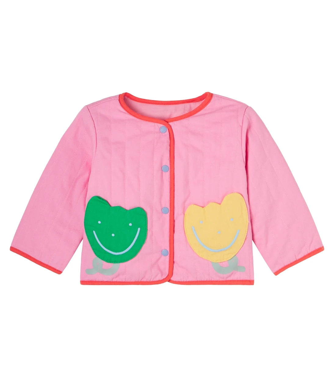 Stella McCartney Kids - Baby embroidered quilted jacket