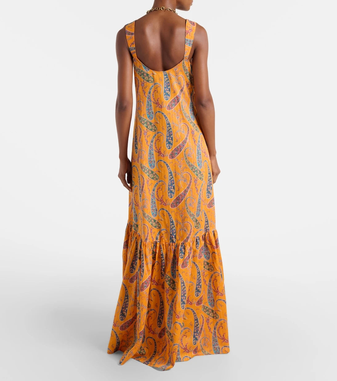 Etro - Printed cotton cady maxi dress
