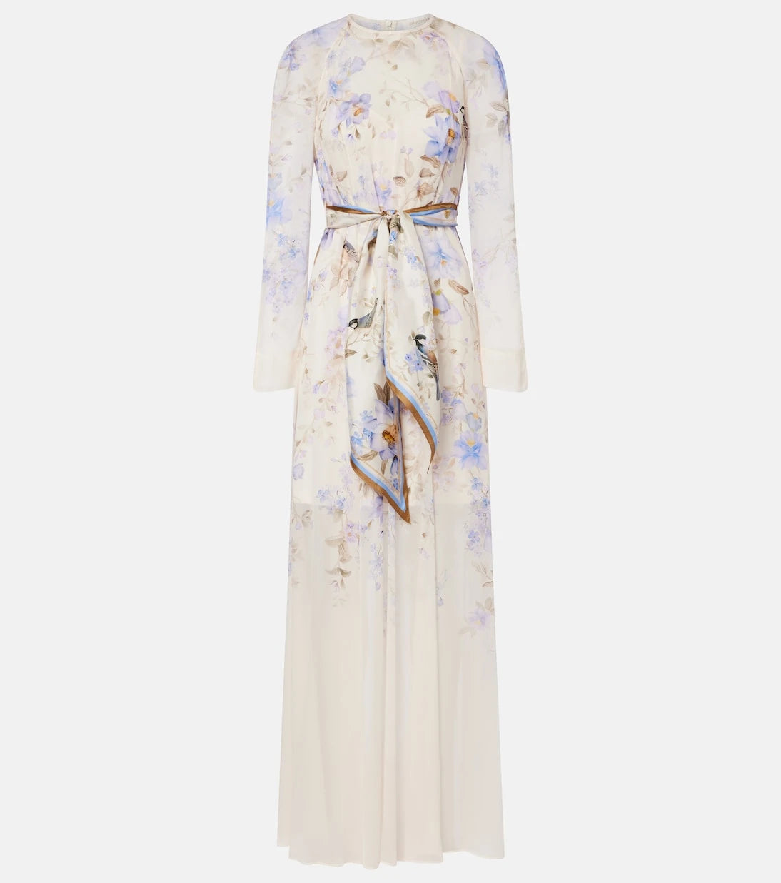 Zimmermann - Luna belted floral maxi dress