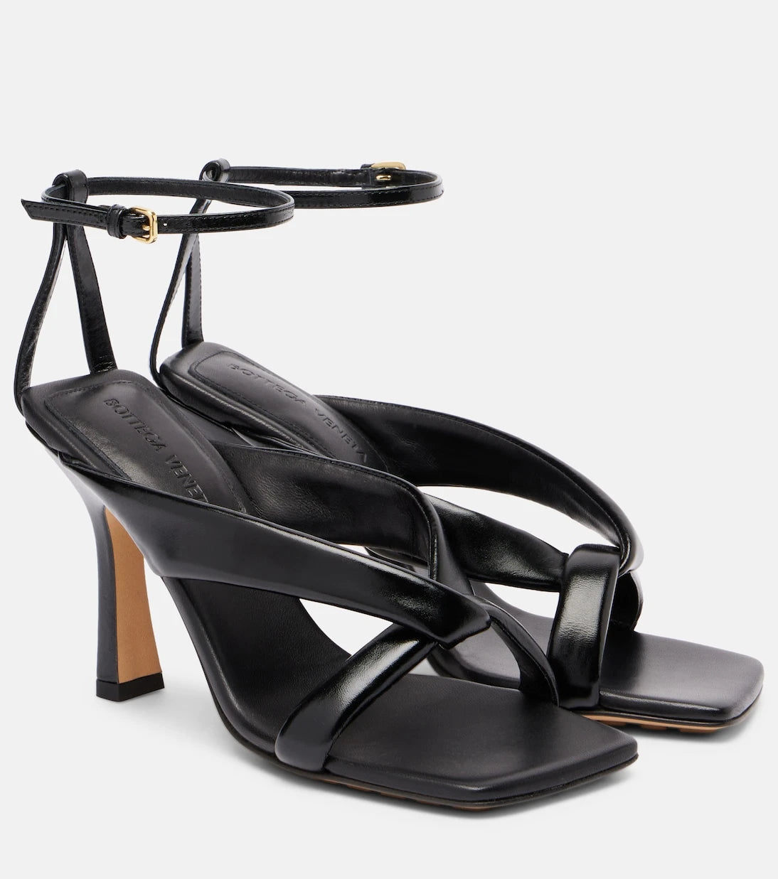 Bottega Veneta - صندل Riva 90 الجلدي