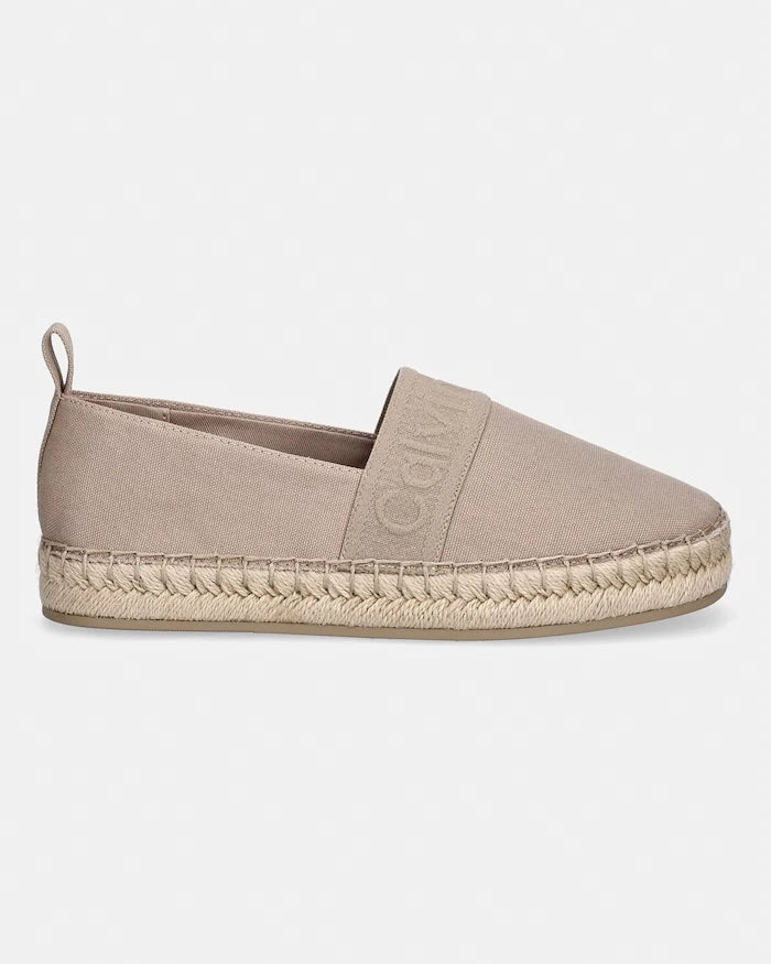 Calvin Klein kadın espadril OBLIQUE ESPADRILLE WEBBING