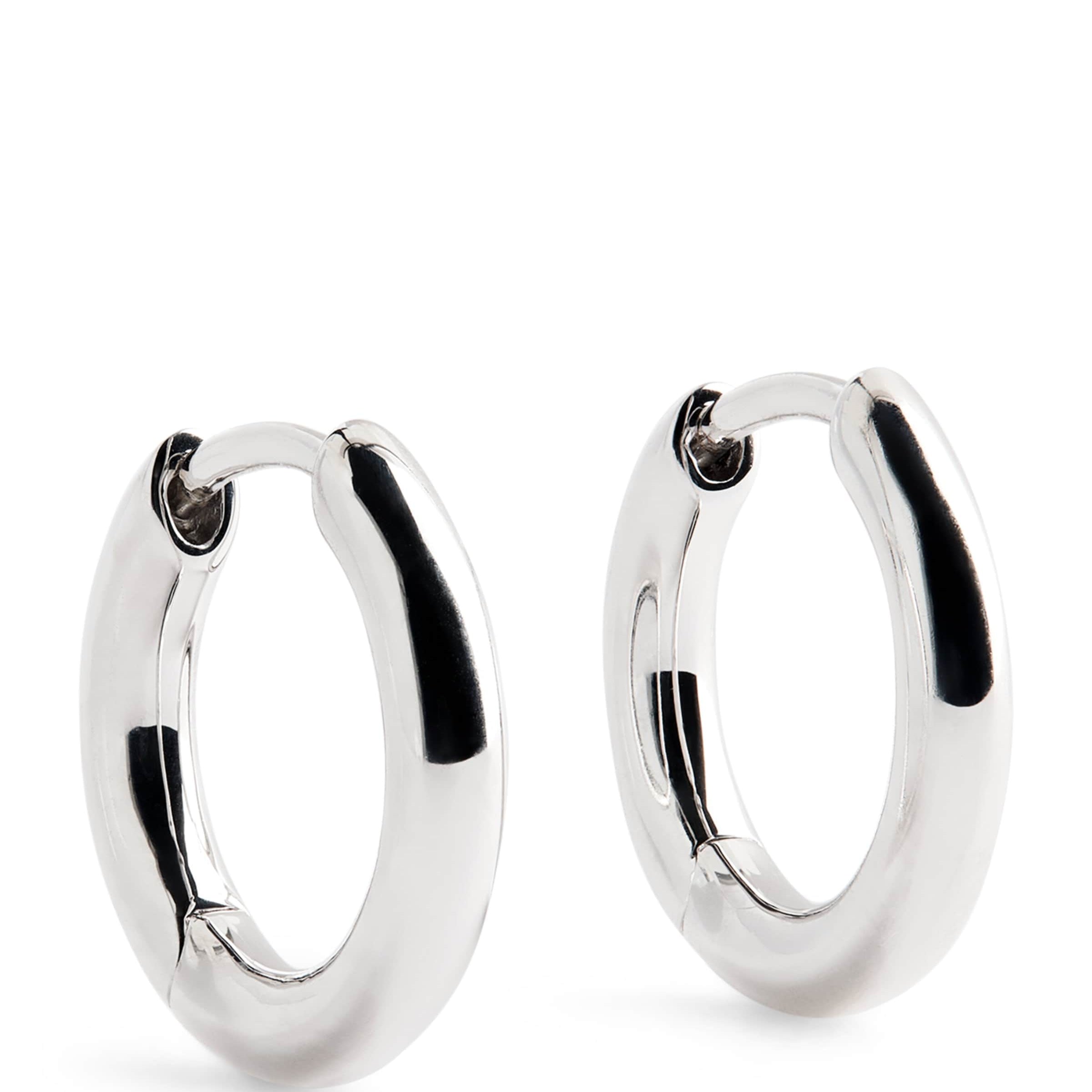 Tom Wood Small Sterling Silver Hoop Earrings