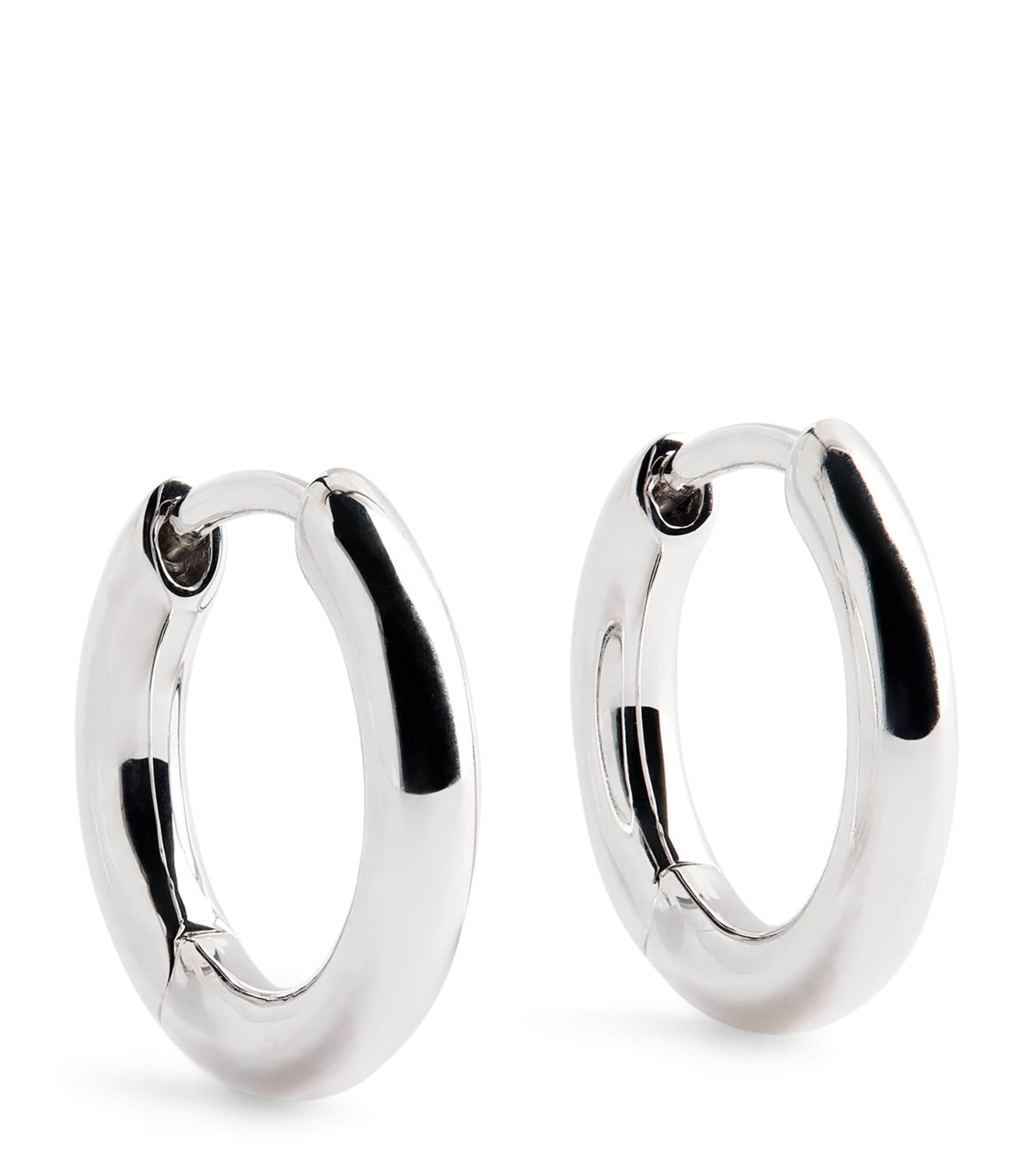 Tom Wood Small Sterling Silver Hoop Earrings