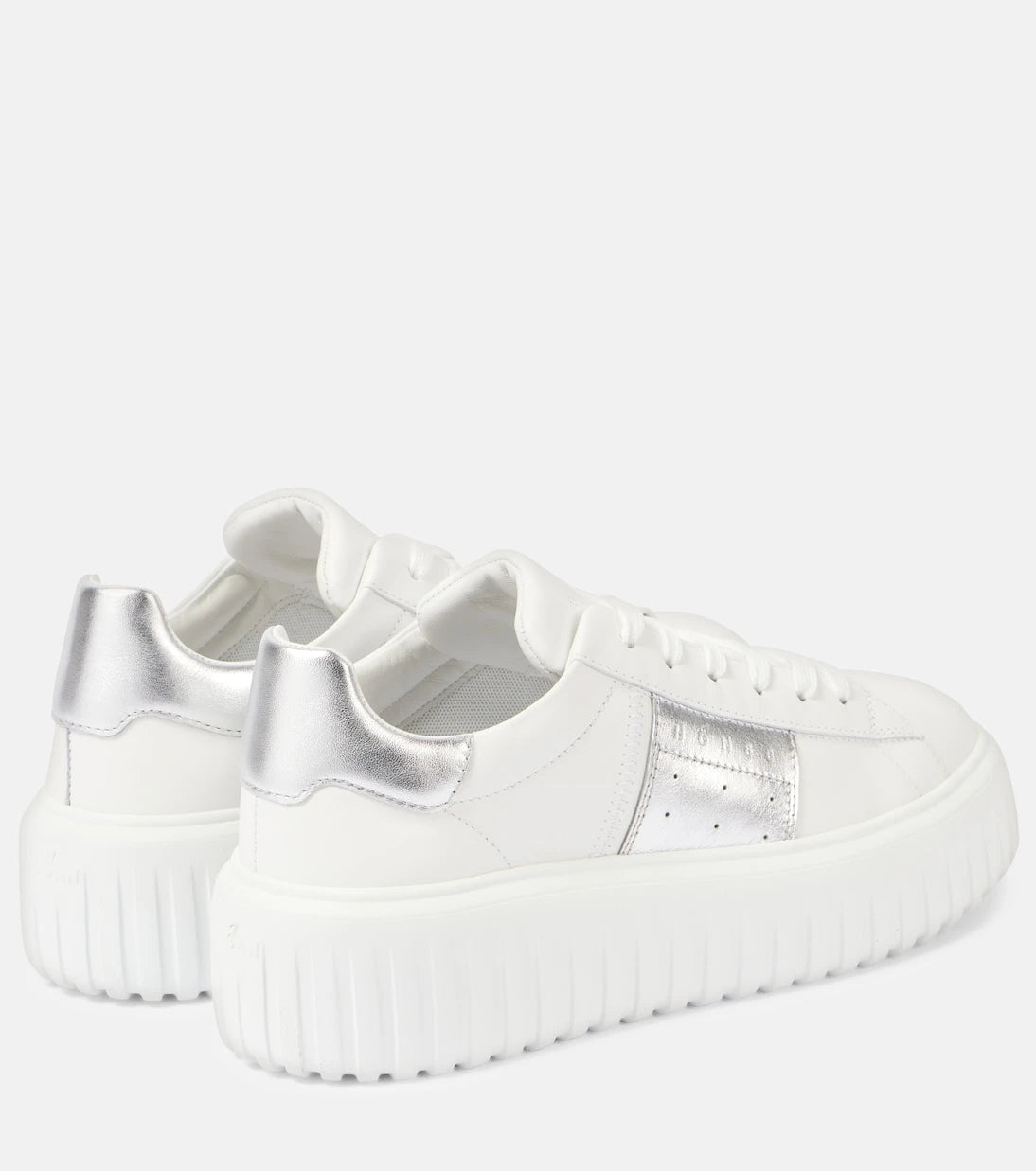 Hogan - حذاء سنيكرز H-Stripes جلد بنعل سميك