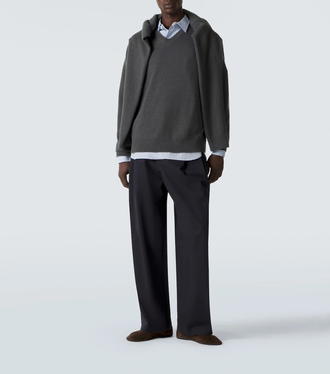 The Row - Memphis cashmere and linen sweater