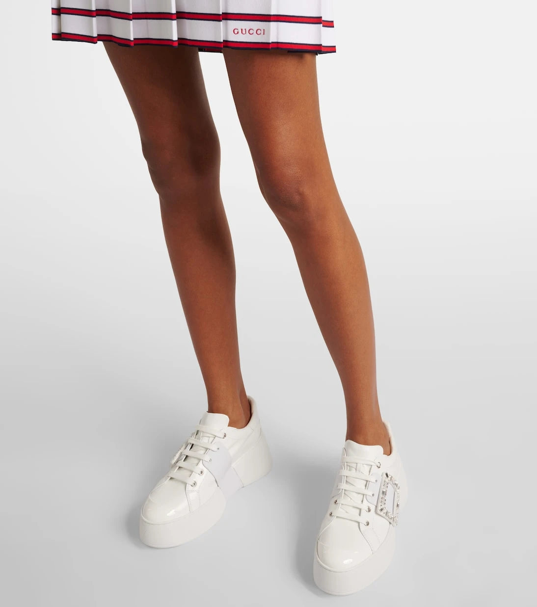Roger Vivier - Viv' Skate leather sneakers