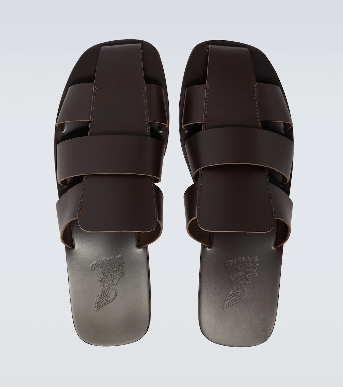 Ancient Greek Sandals - Andreas leather fisherman sandals