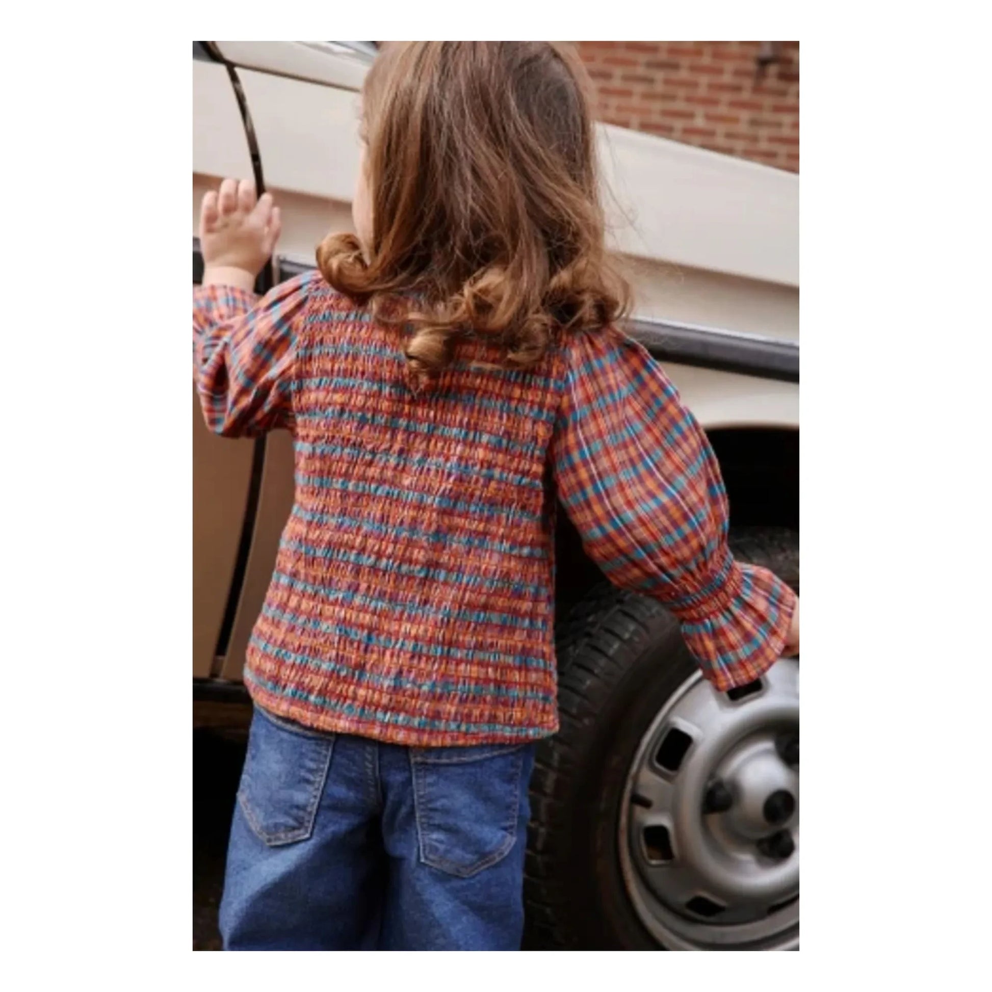 Apaches - Blouse Biya Carreaux | Brown