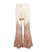 Zimmermann Brown Ramie Paisley Rhiannon Trousers