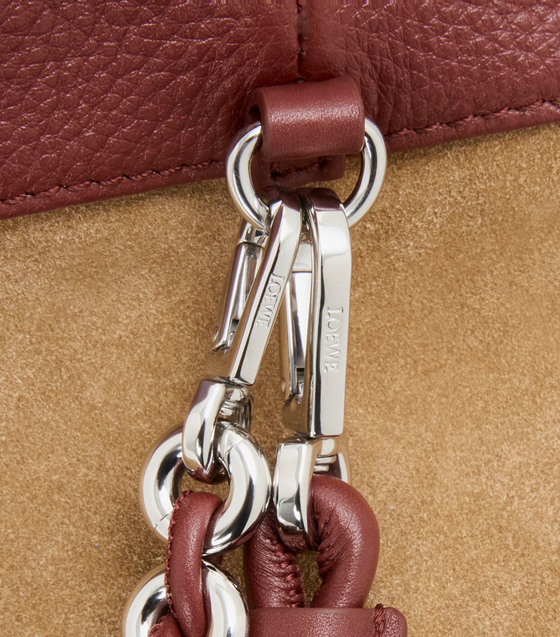 Medium Leather Flamenco Shoulder Bag