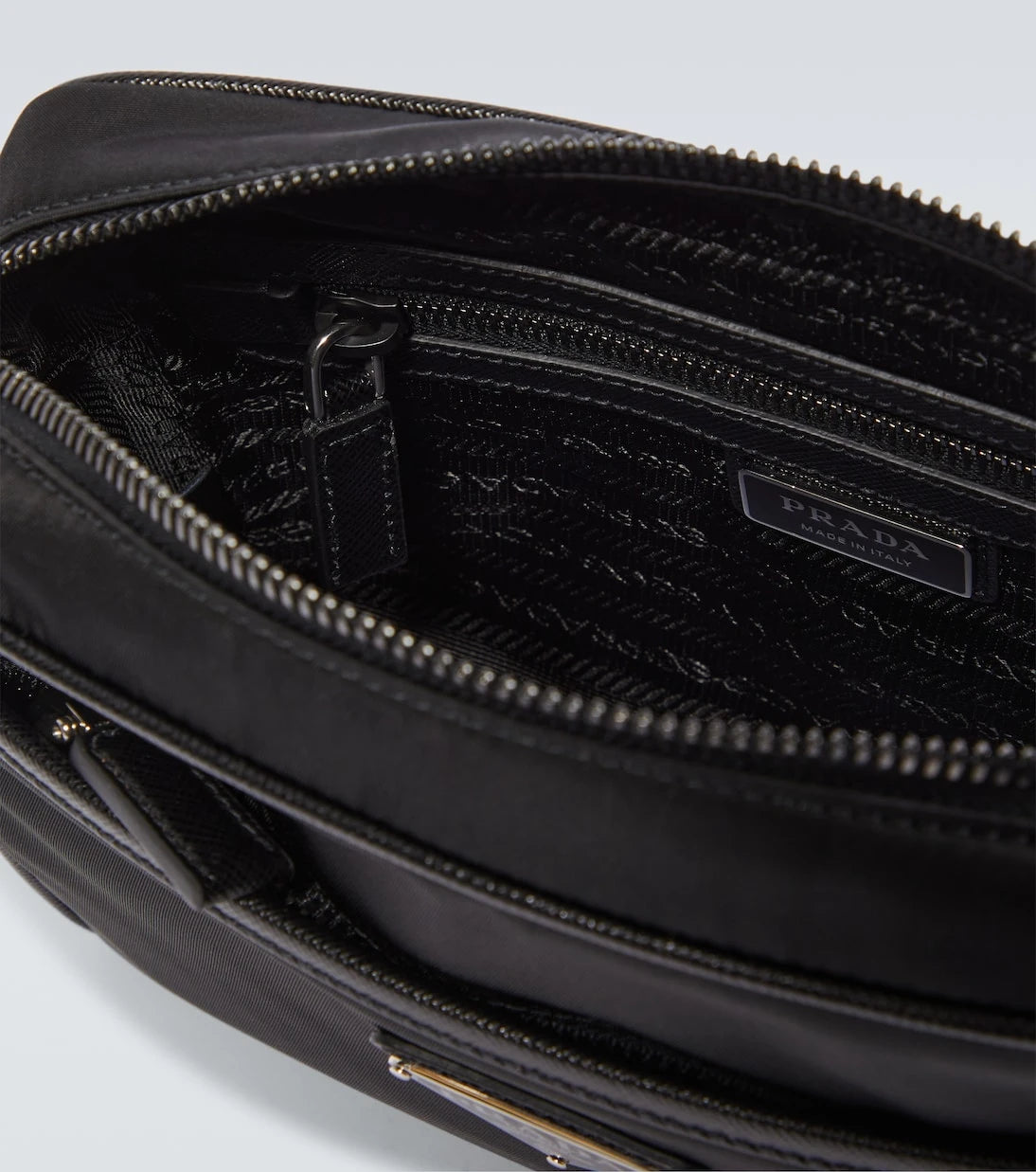 Prada - Re-Nylon and leather shoulder bag