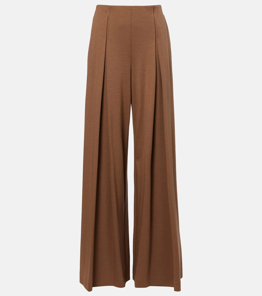Max Mara - بنطلون Cocco بقصة أرجل واسعة من صوف الفيرجن