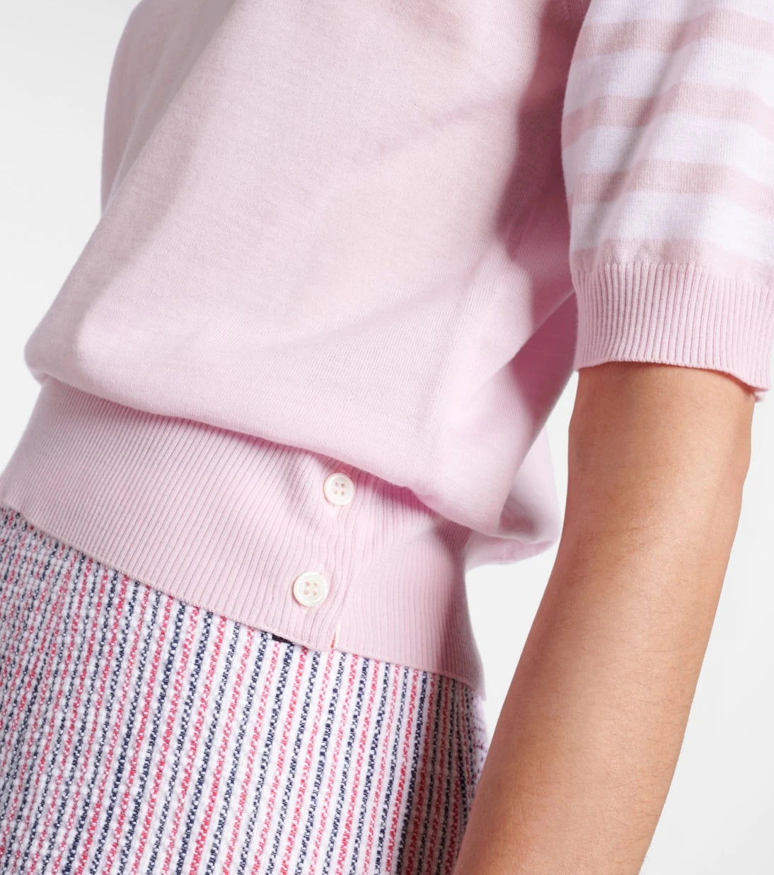 Thom Browne - كنزة صوف بأربعة خطوط
