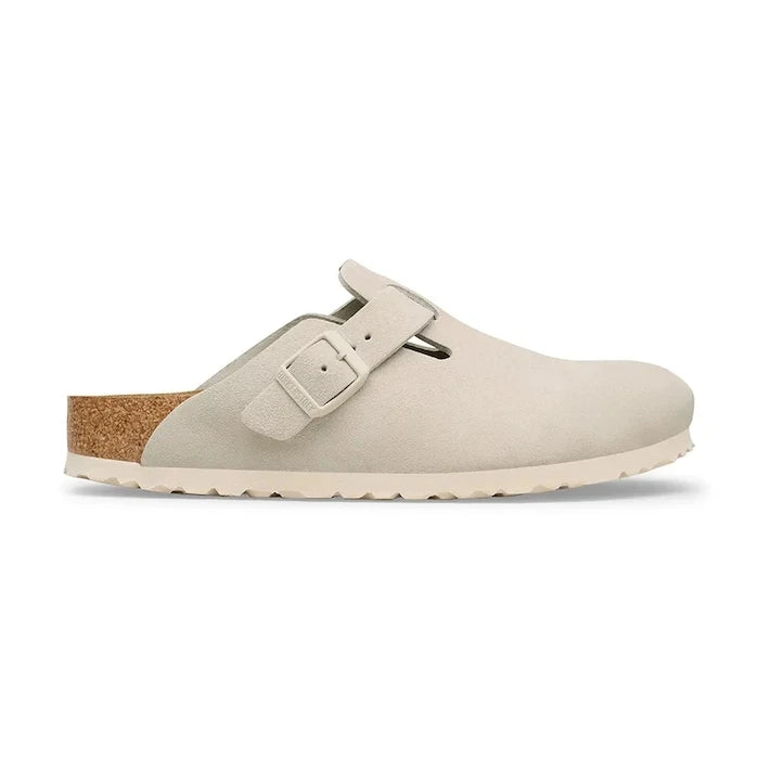 Birkenstock чехли от велур Boston