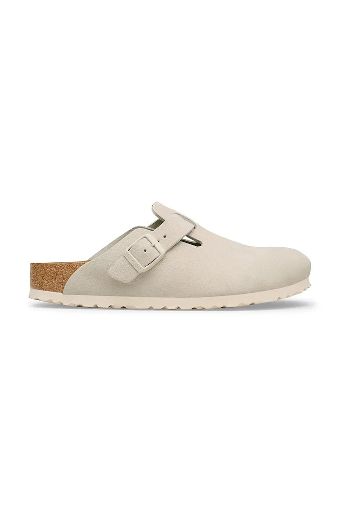 Birkenstock чехли от велур Boston