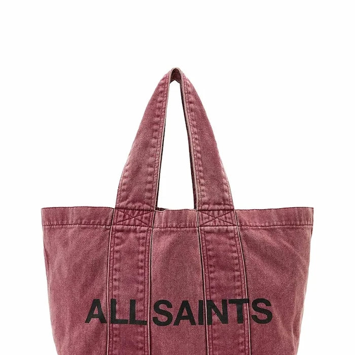 AllSaints чанта tote дамска от памук IZZY