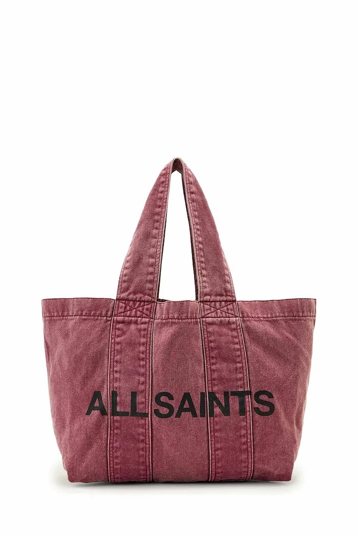 AllSaints чанта tote дамска от памук IZZY