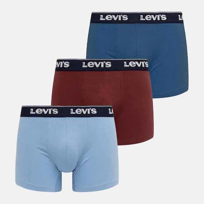 Levi's боксерки мъжки от памук с еластан 3 броя