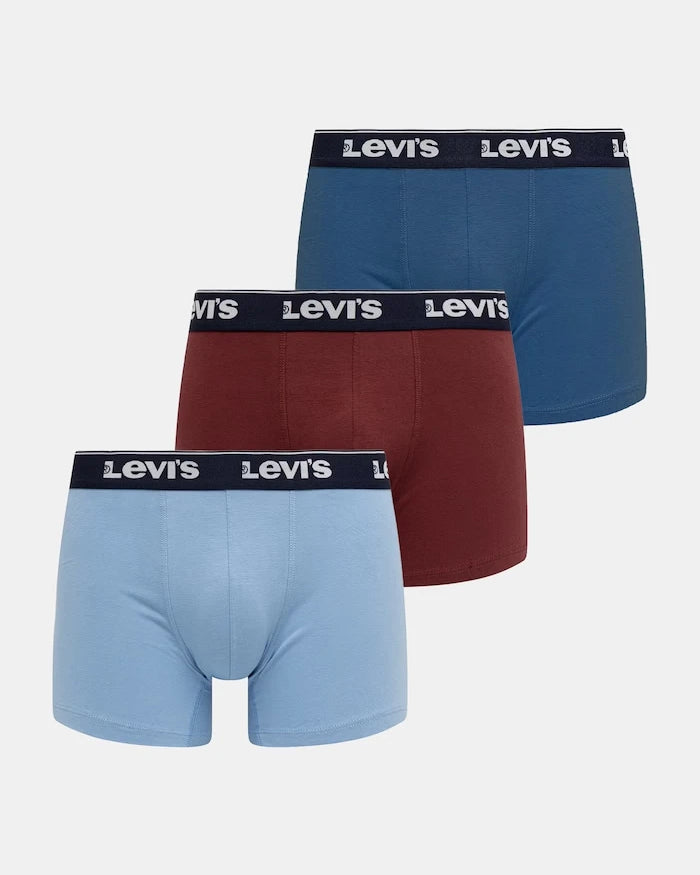 Levi's боксерки мъжки от памук с еластан 3 броя