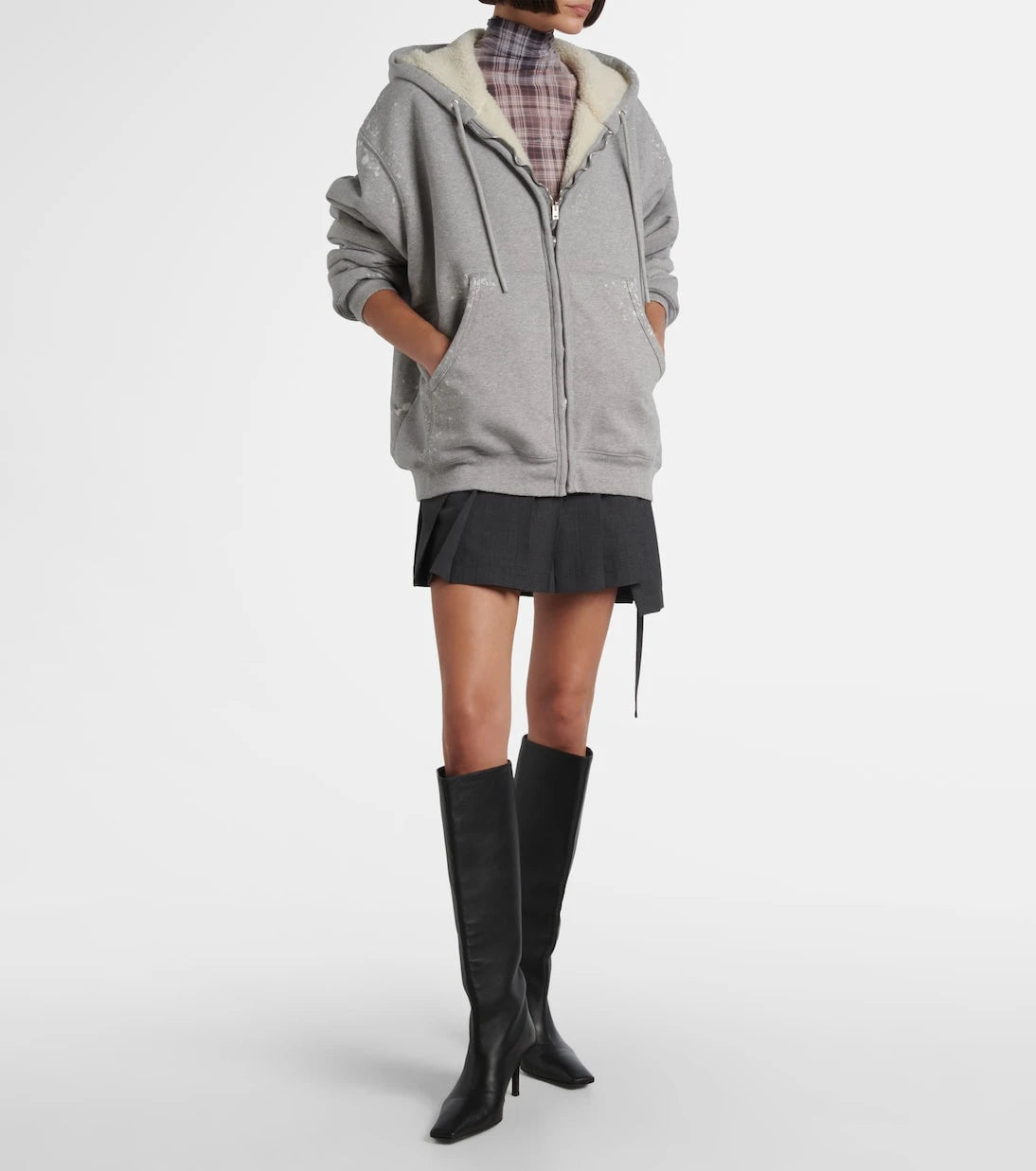 Acne Studios - Logo zip-up hoodie