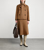Max Mara Beige Virgin Wool Double-Breasted Coat