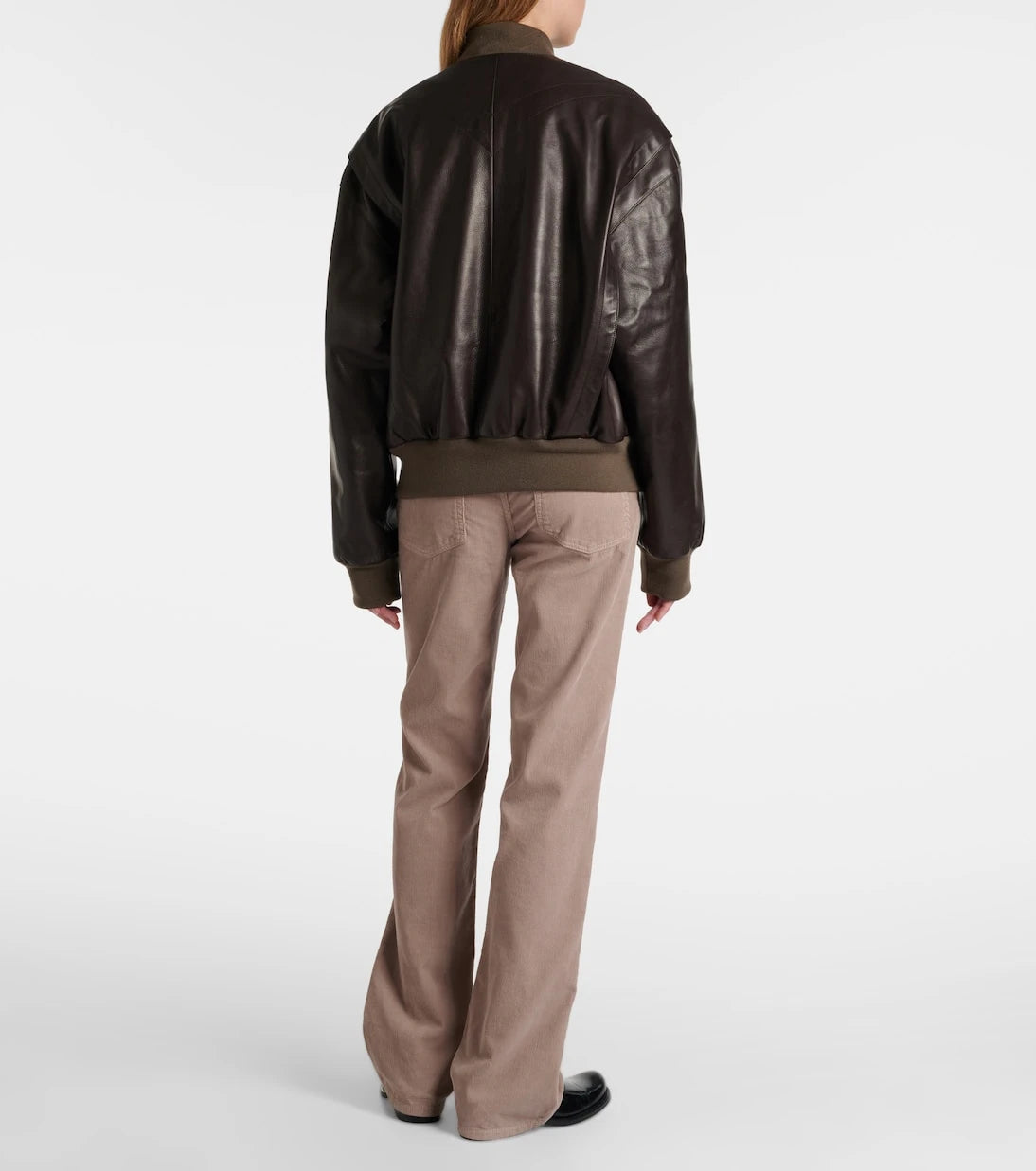 The Row - Morisel leather bomber jacket