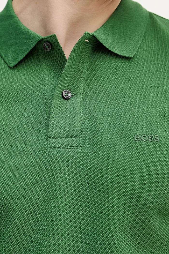 BOSS erkek pamuklu yakalı tişört Pallas