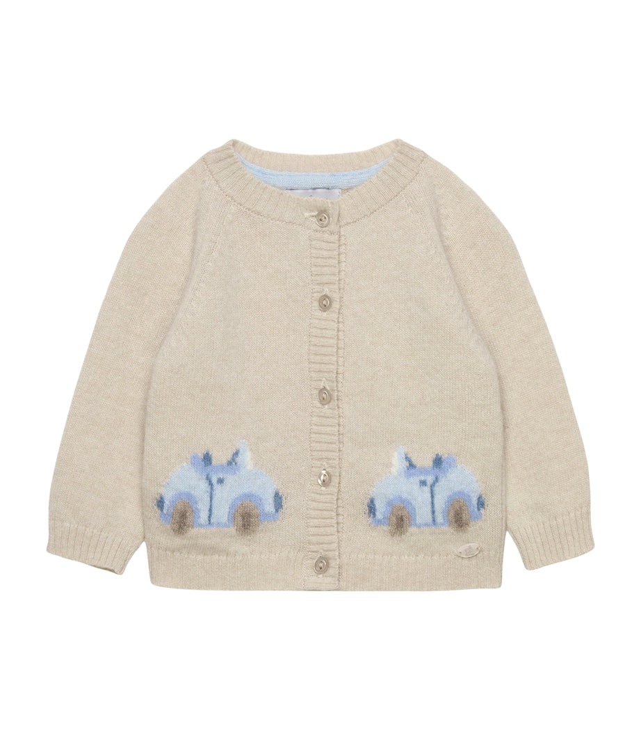 Benji Car Cardigan (0-9 Months)