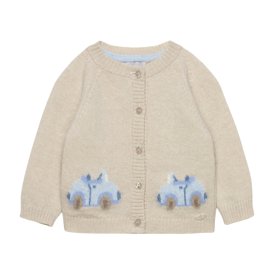 Benji Car Cardigan (0-9 Months)