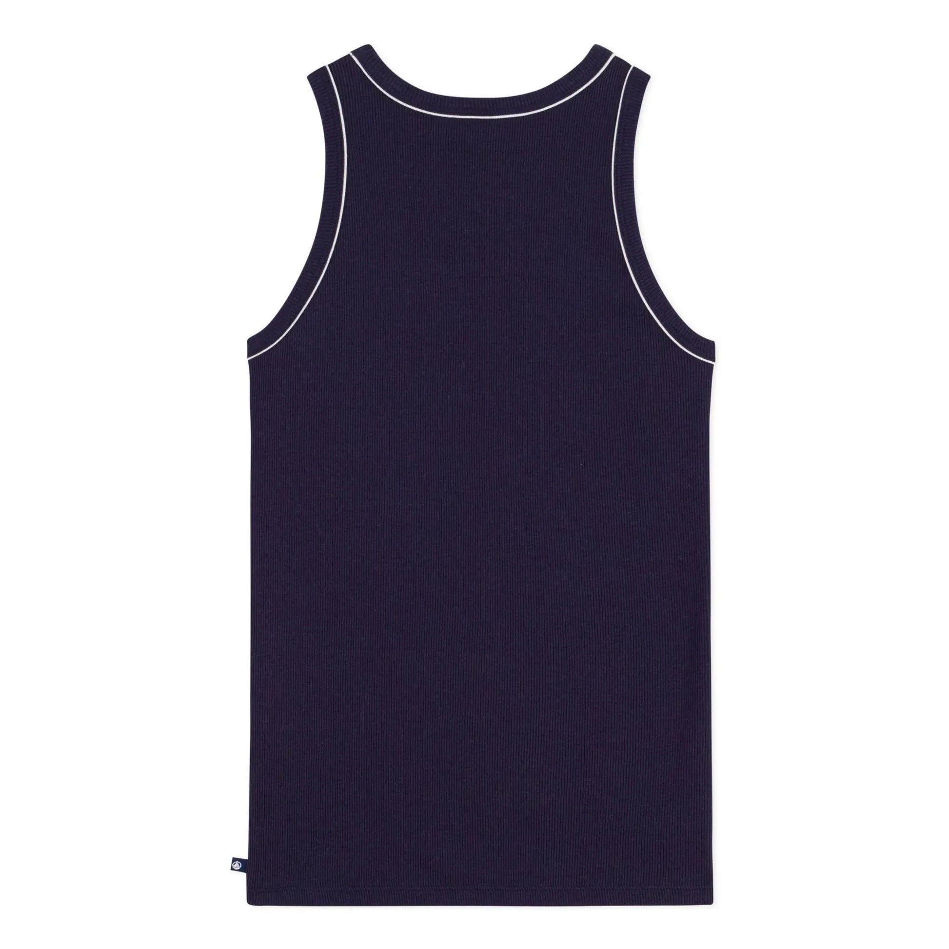 Petit Bateau - Ribbed Tank Top | Navy blue
