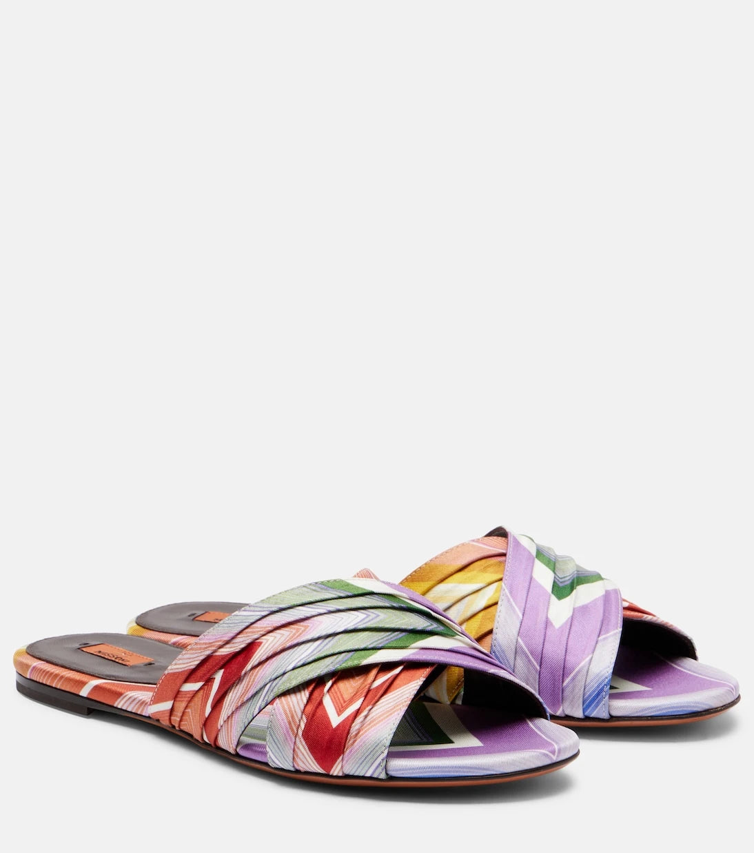 Missoni - Ada Chevron twill slides