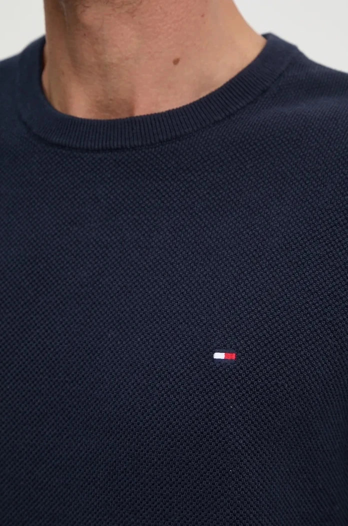 Tommy Hilfiger erkek pamuklu kazak