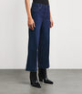 Navy Anessa Wide-Leg Jeans