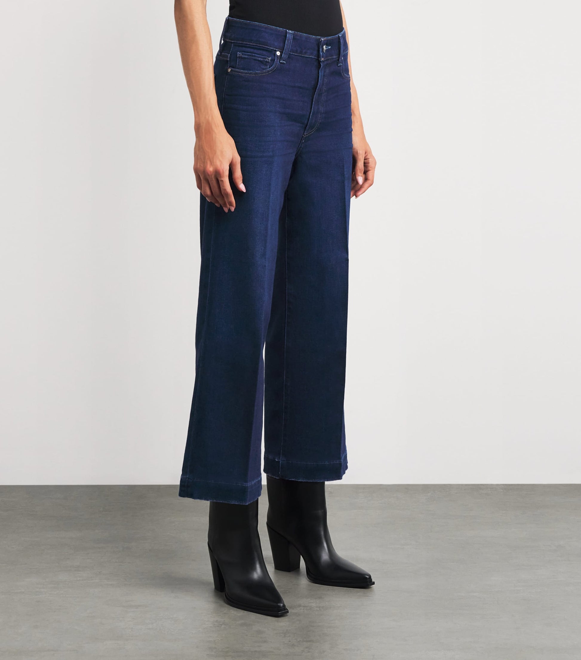 Navy Anessa Wide-Leg Jeans