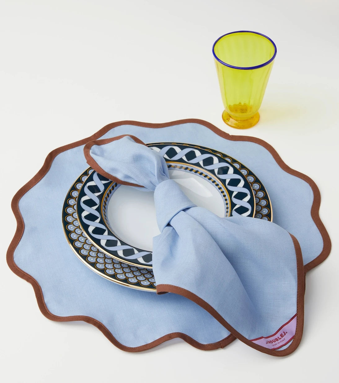 La DoubleJ - Rainbow Sky Large set of 2 napkins