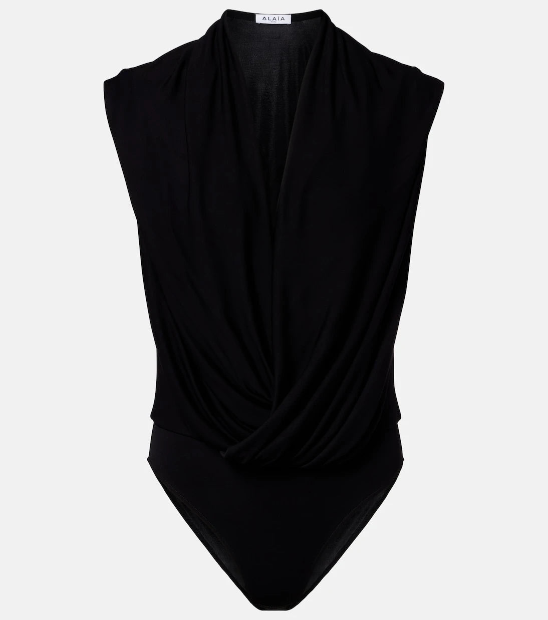 Alaïa - Draped jersey bodysuit