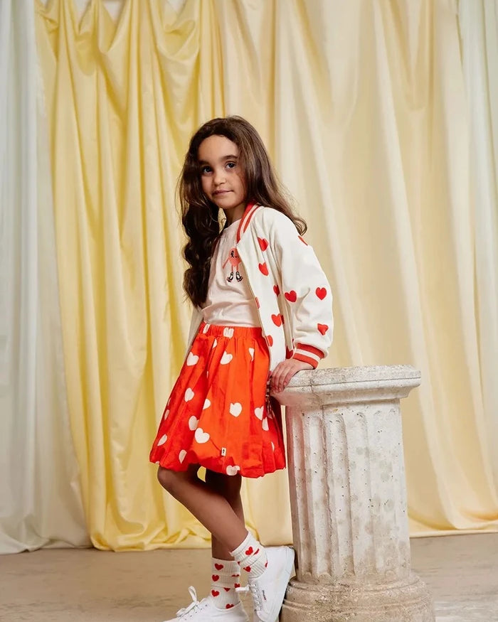 Mini Rodini Hearts Çocuk Pamuk Etek