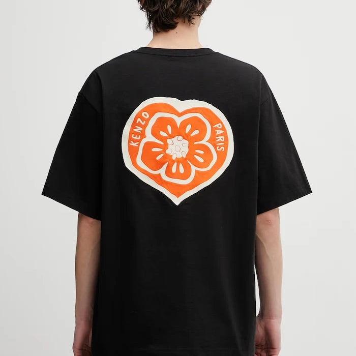 Kenzo erkek pamuklu tişört GOTS KENZO BOKE HEART OVERSIZE