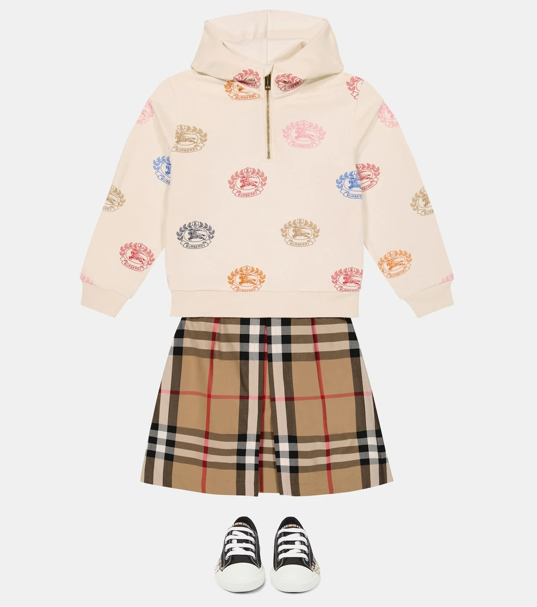 Burberry Kids - Vintage Check cotton poplin skirt