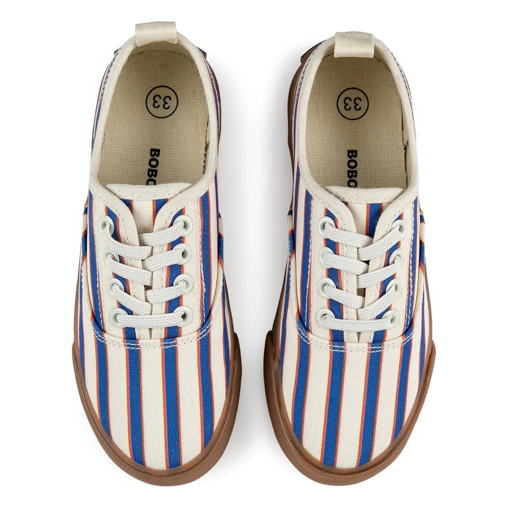 Bobo Choses - Striped Lace-up Sneakers | Blue