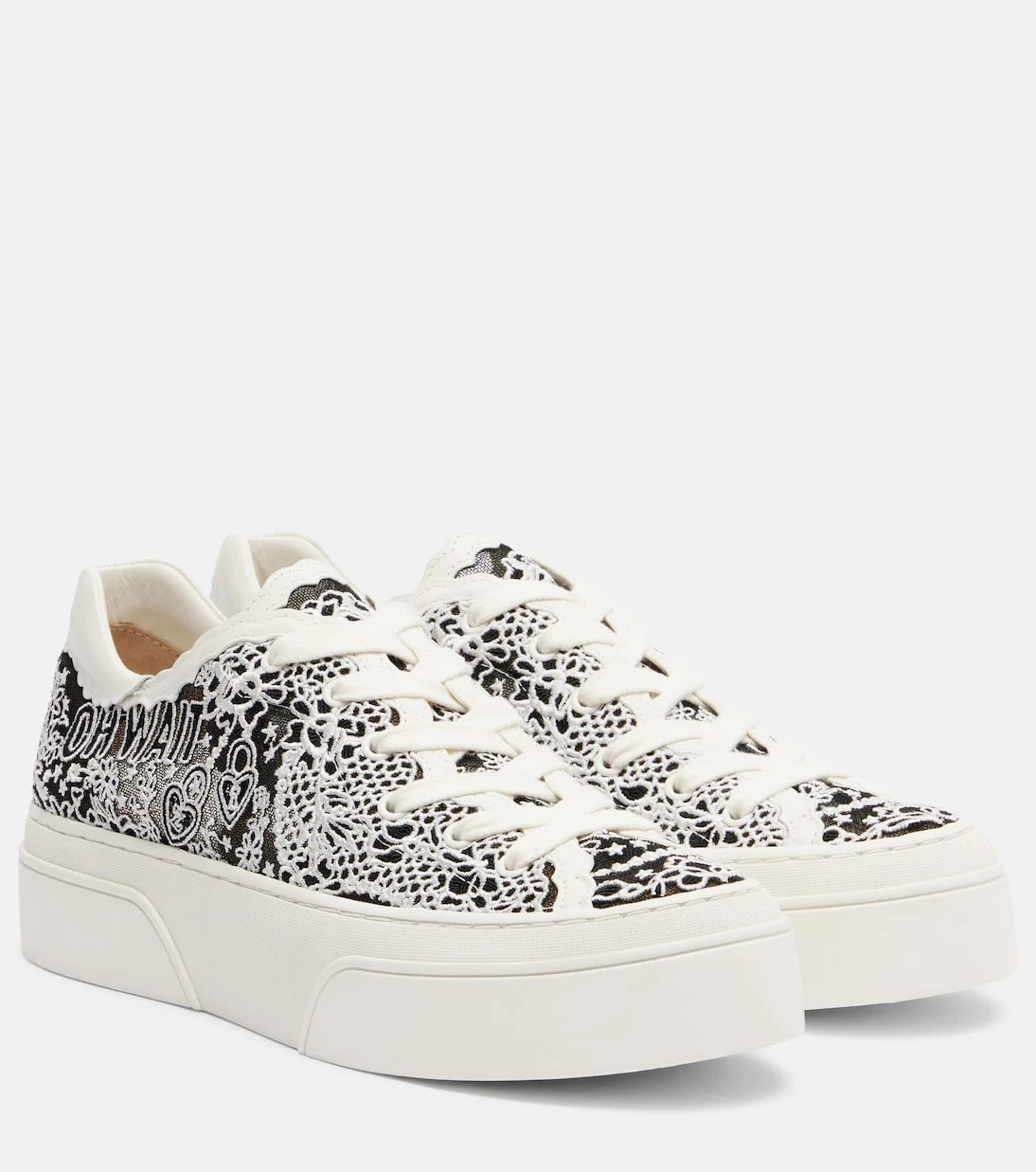 Zimmermann - Pixie lace platform sneakers