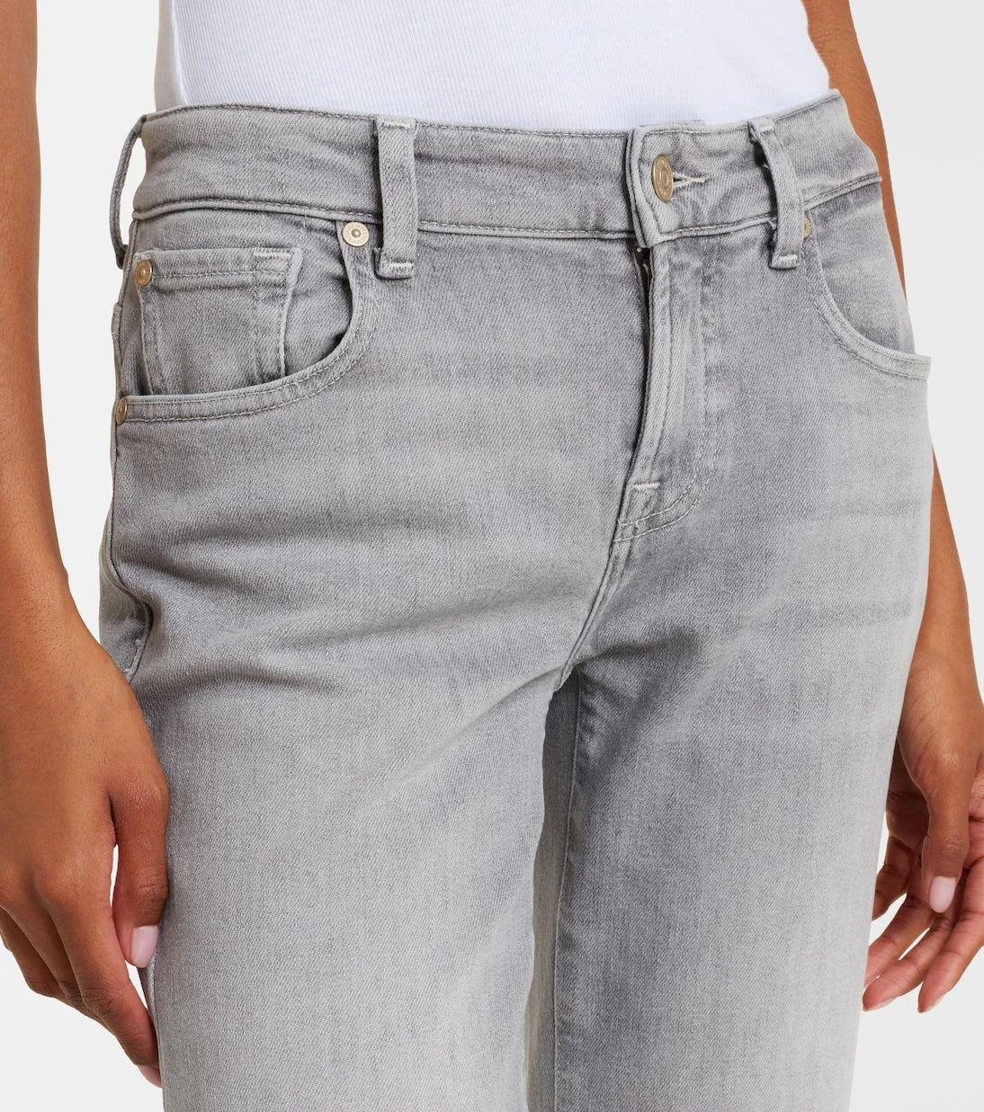 7 For All Mankind - Calie cropped straight jeans