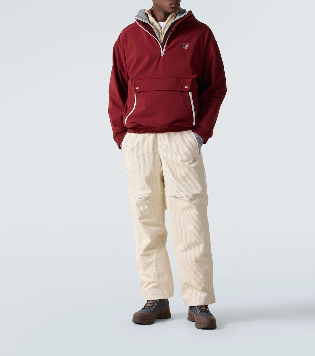 Brunello Cucinelli - Half-zip ski jacket