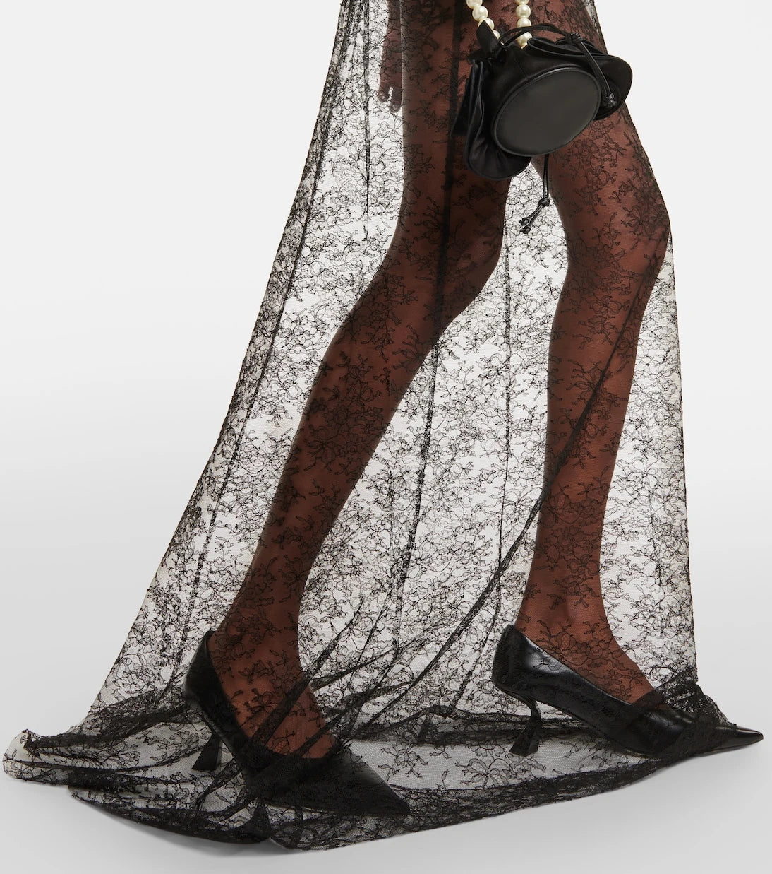 Nensi Dojaka - Cutout sequined lace-trimmed gown