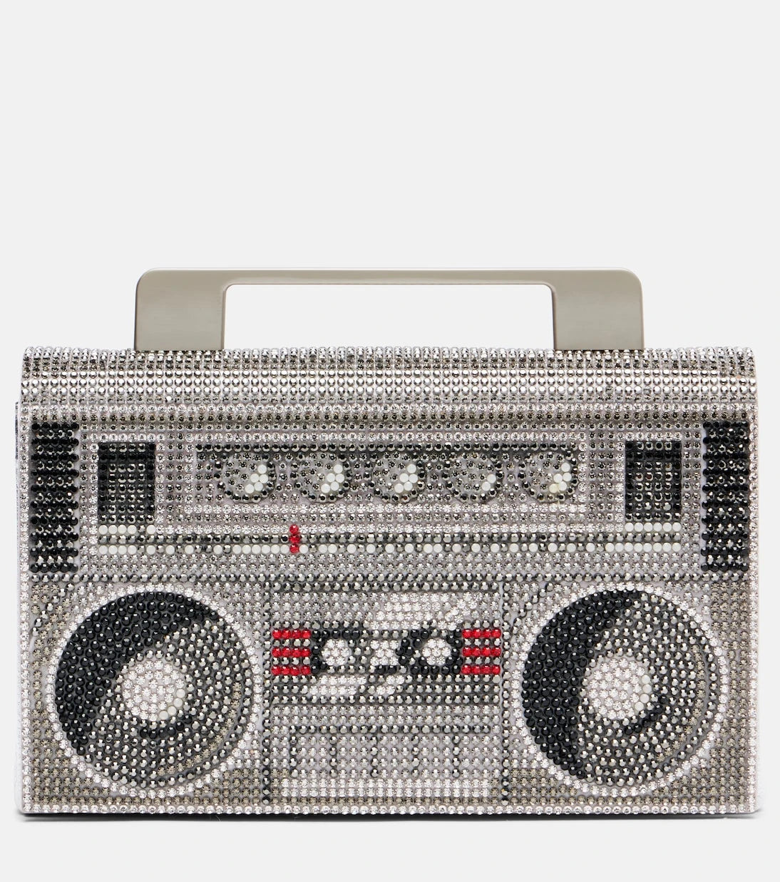 Judith Leiber Couture - Soft Boom Box embellished clutch
