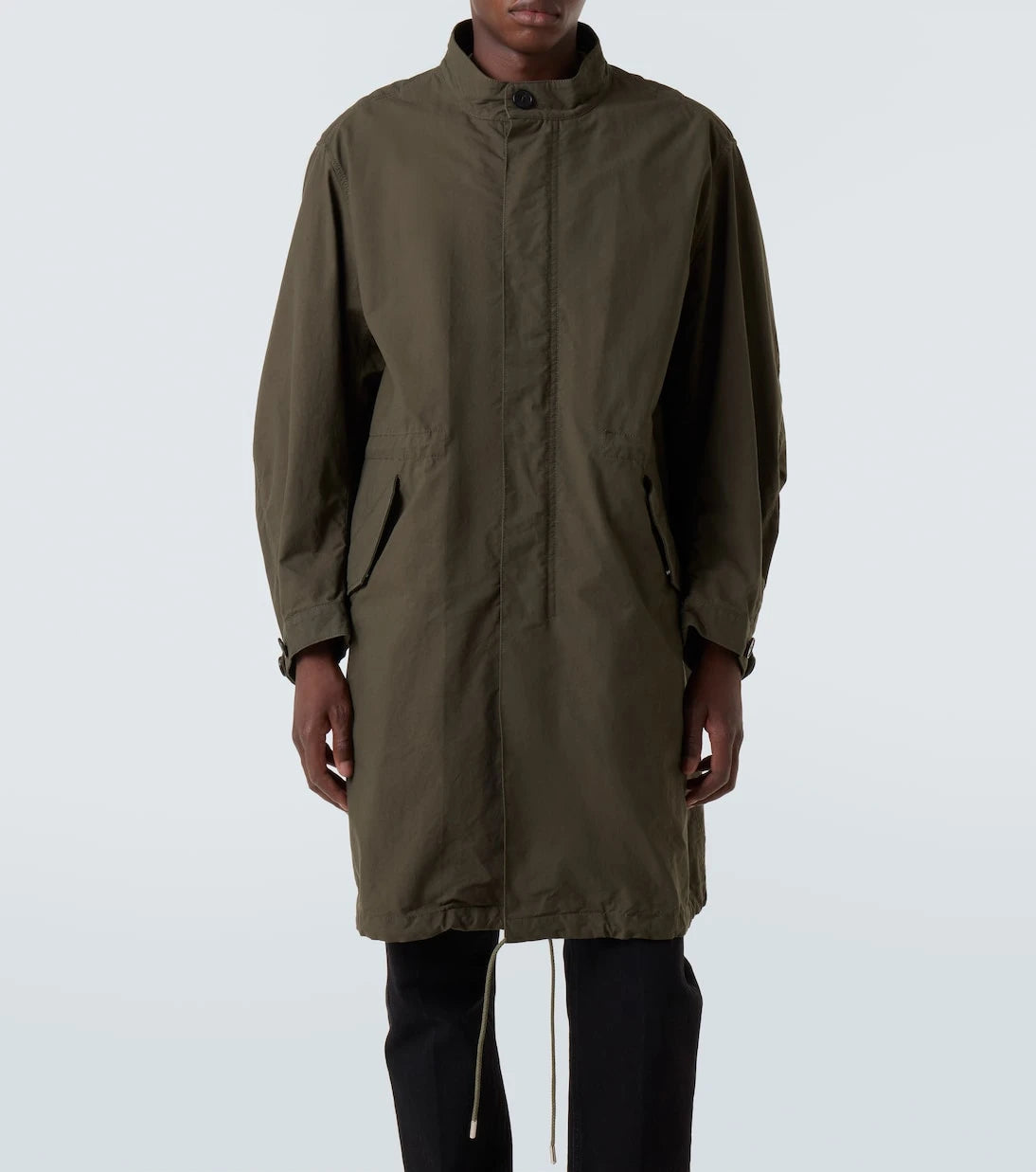 Givenchy - Givenchy Stamp cotton-blend raincoat