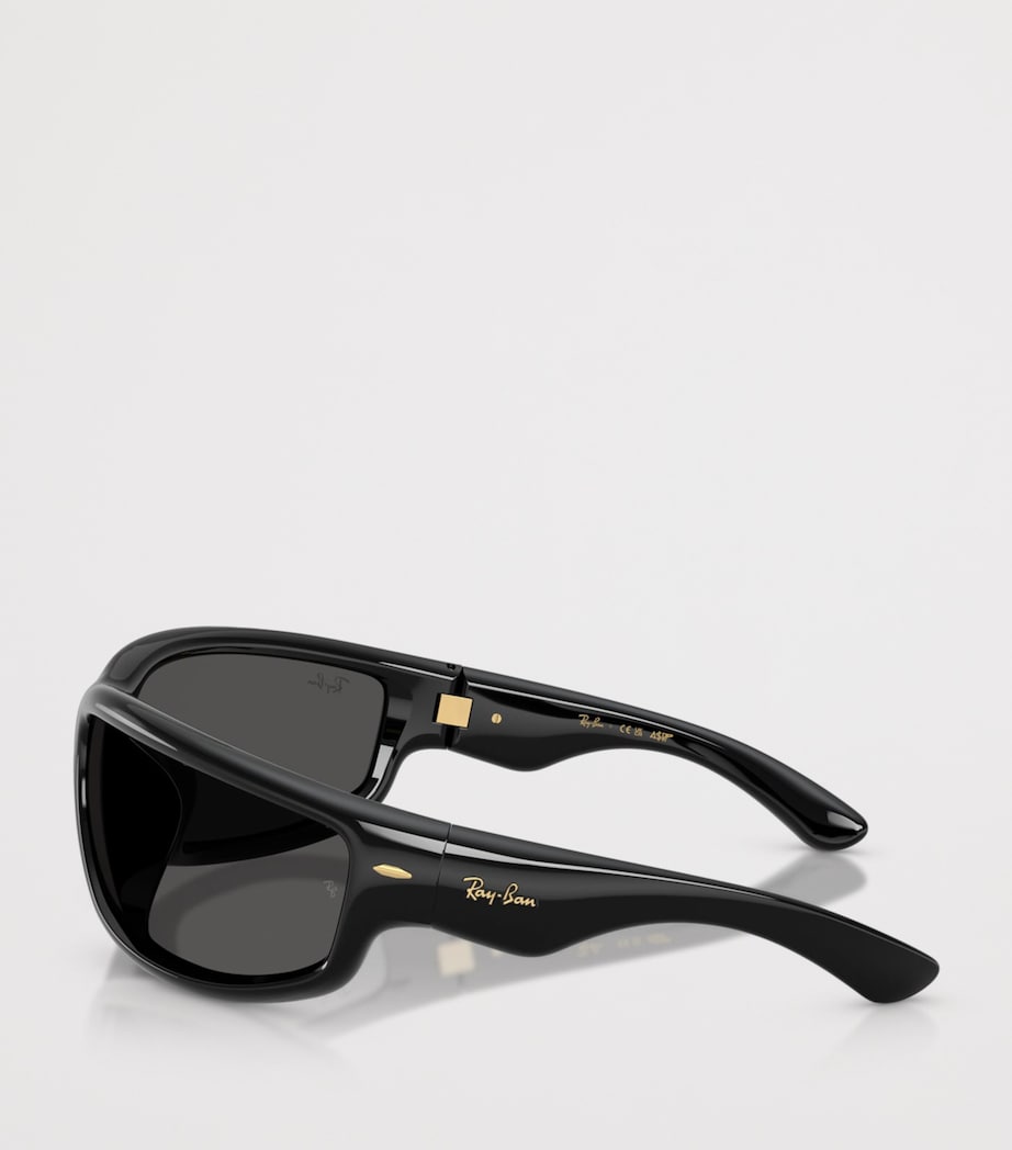 Ray-Ban Nylon Ultra Wrap 003 Next Generation Square Sunglasses
