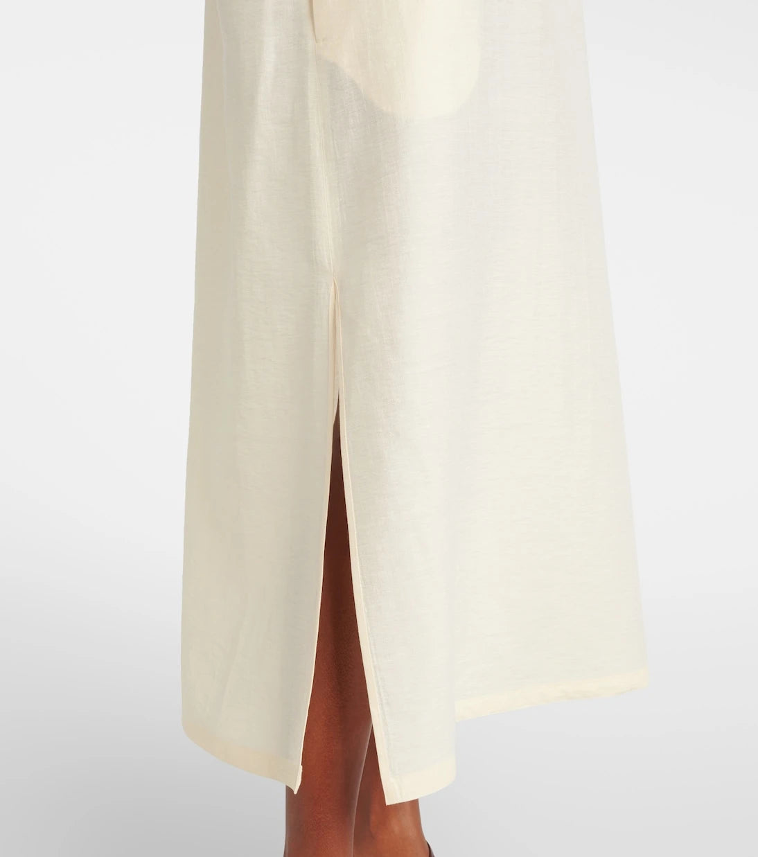 Max Mara - Jene linen and silk-blend maxi dress