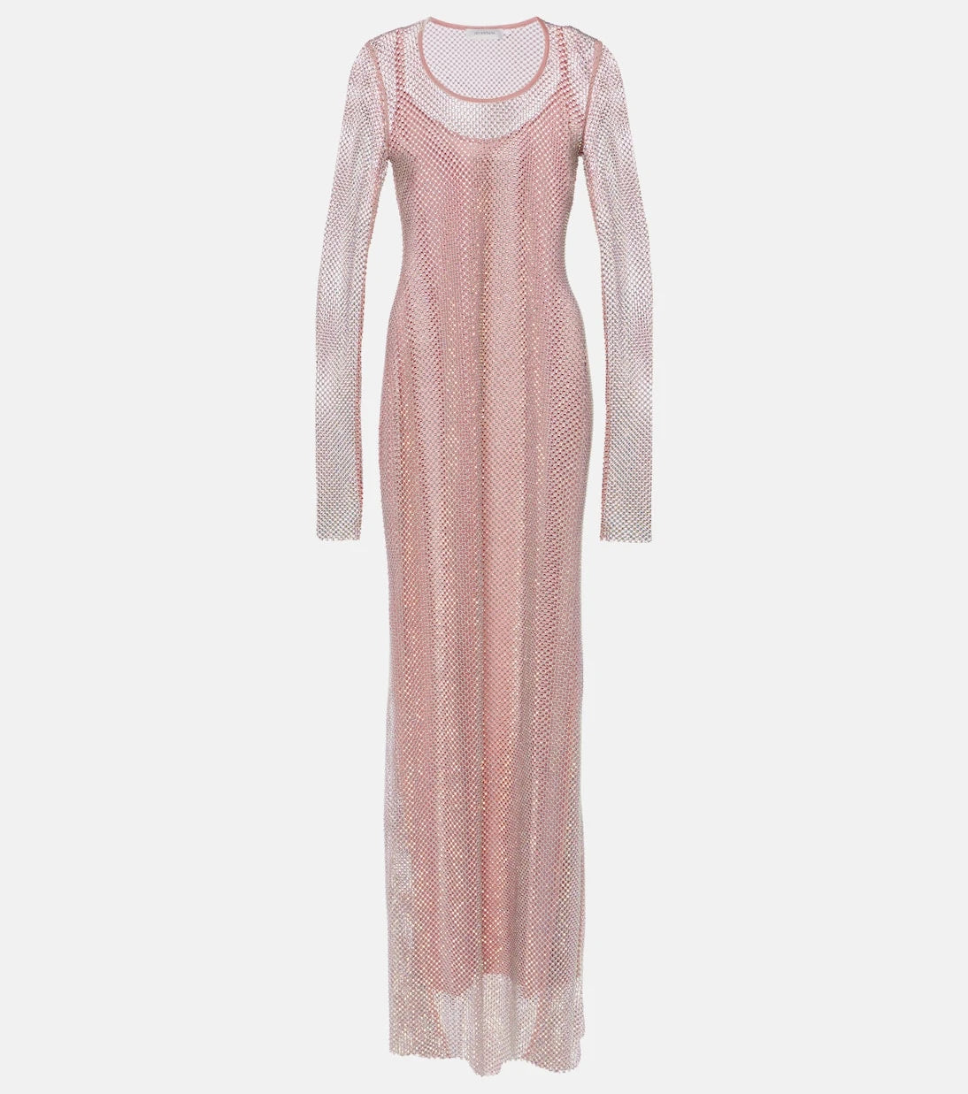 Sportmax - Embellished mesh gown