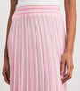 VALENTI Pink Stripe Ponza Maxi Skirt